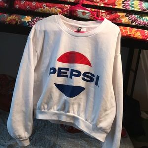 Crop top sweat shirt